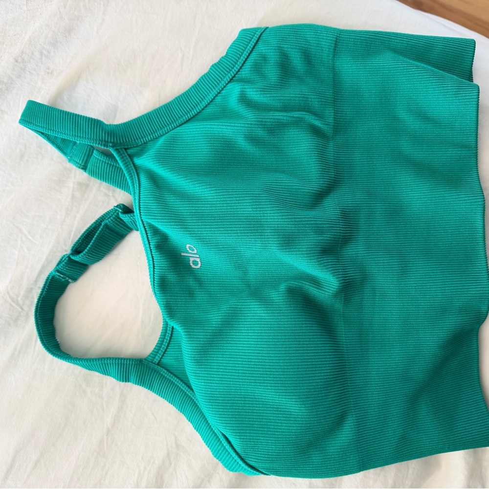 ALO Yoga Teal Sports Bra